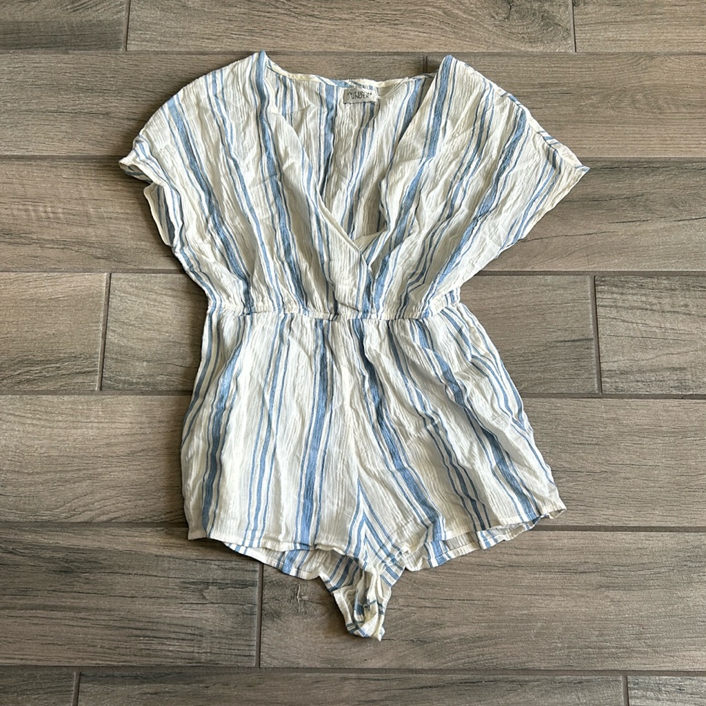 Out From Under Stripe Romper